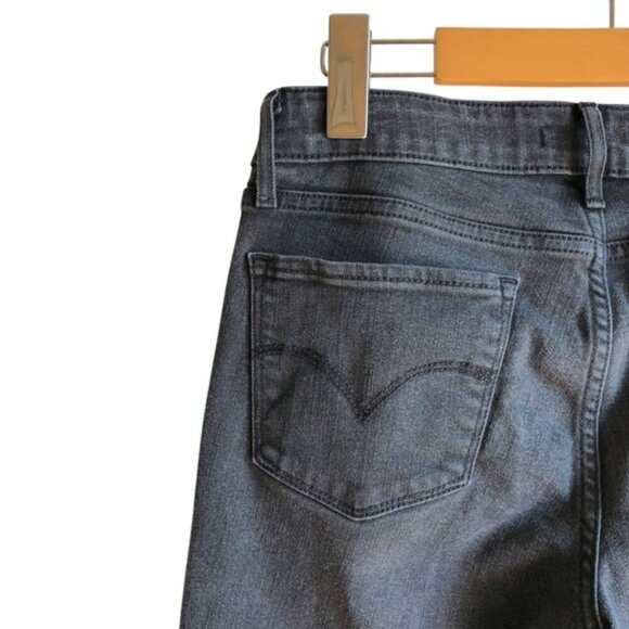 Levi’s 711 Skinny Jeans Soft Black Size 27 Mid Rise Stretch - Picture 10 of 15